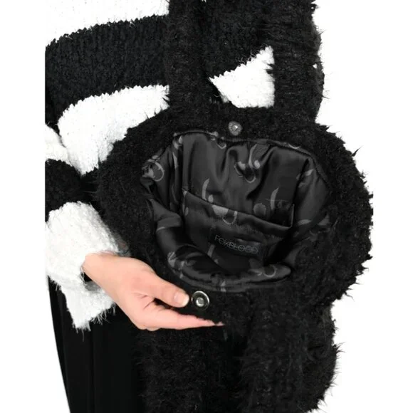 FOXBLOOD Black Lagoon Fuzzy Tote - Picture 3 of 8